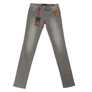Cult of Individuality Teaser Skinny Jeans Womens 26 Light Gray Japanese Denim